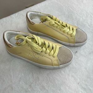 Sam Edelman Little Girl's Aubrie Yellow Low Top Sneakers 11